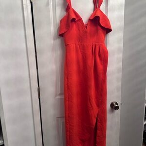 Lovers + Friends Strapless Red Dress